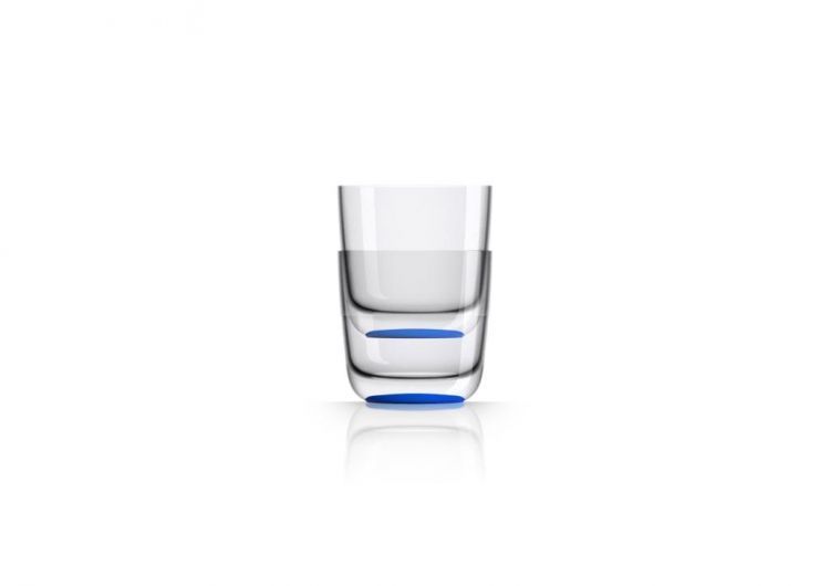 Palm Scheepsservies Marc Newson Whiskyglazen set 6 stuks blauw