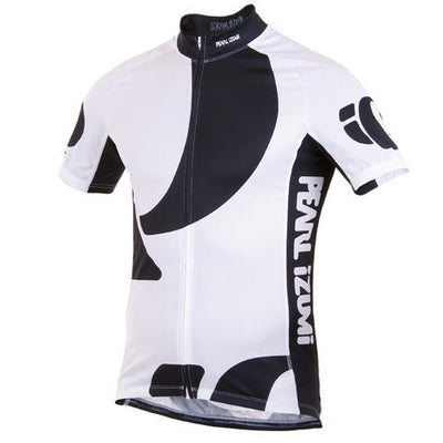 Pearl Izumi Elite LTD jersey fietsshirt korte mouwen wit met zwart heren