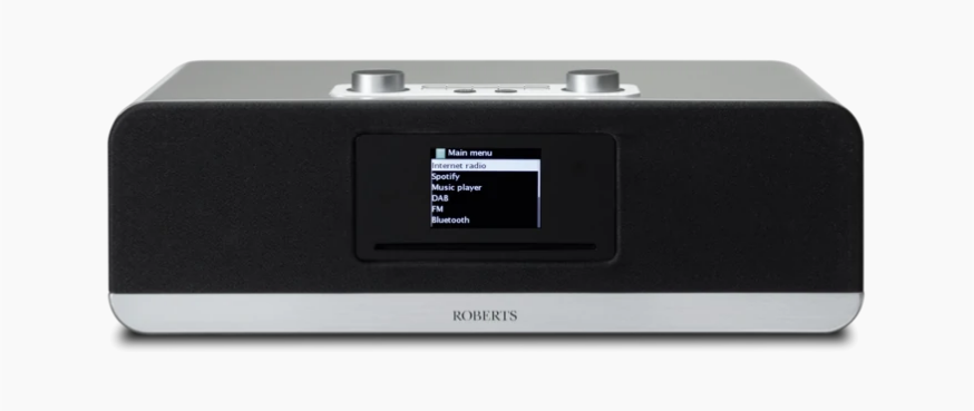 Roberts Stream 67 zilver met ingebouwde CD speler, USB, 30x presets