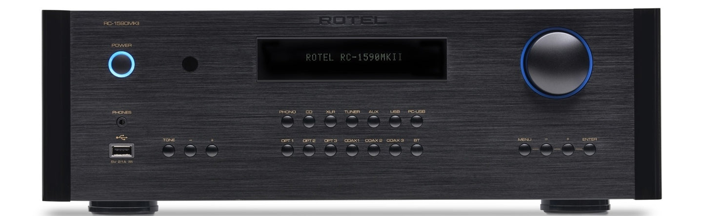 Rotel RC-1590B MK2 Voorversterker met DAC-chip van Texas Instruments