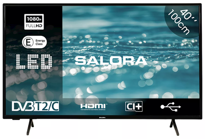 Salora 40FL110 Led televisie met DVB-C/T2/S2 tuner Ziggo gecertificeerd