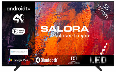 Salora 55UA550 slanke Android Smart televisie