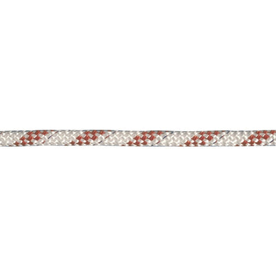 Seilflechter Atlantik Compakt 6 mm Ø val/schoot op haspel 10 meter wit/rood