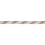 Seilflechter Atlantik Compakt 6 mm Ø val/schoot op haspel 10 meter wit/rood