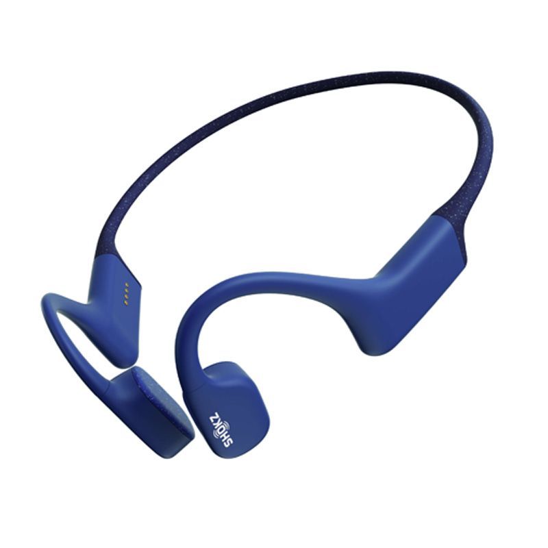 Shokz OpenSwim bone conduction hoofdtelefoon blauw