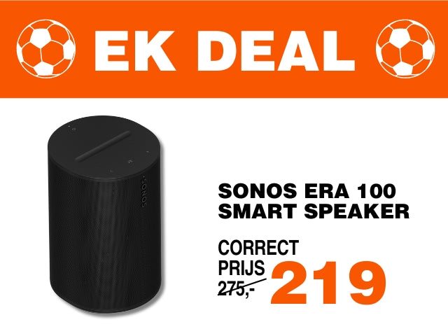 Sonos Era 100 Smart Speaker zwart 