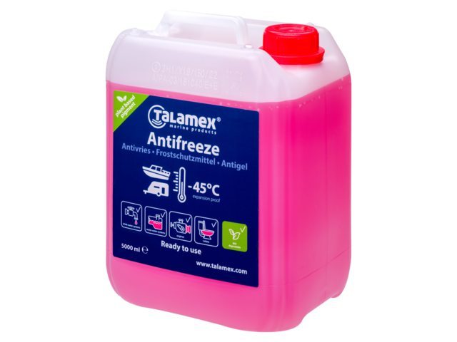 Talamex Antivries 5 liter geschikt voor drinkwater systemen, toilet, verwarming en motor