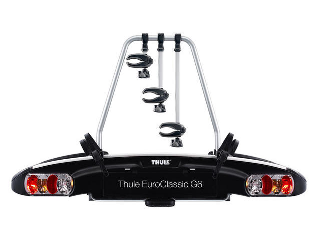 Thule Euroclassic G6 929 fietsendrager voor 3 fietsen zwart met aluminium