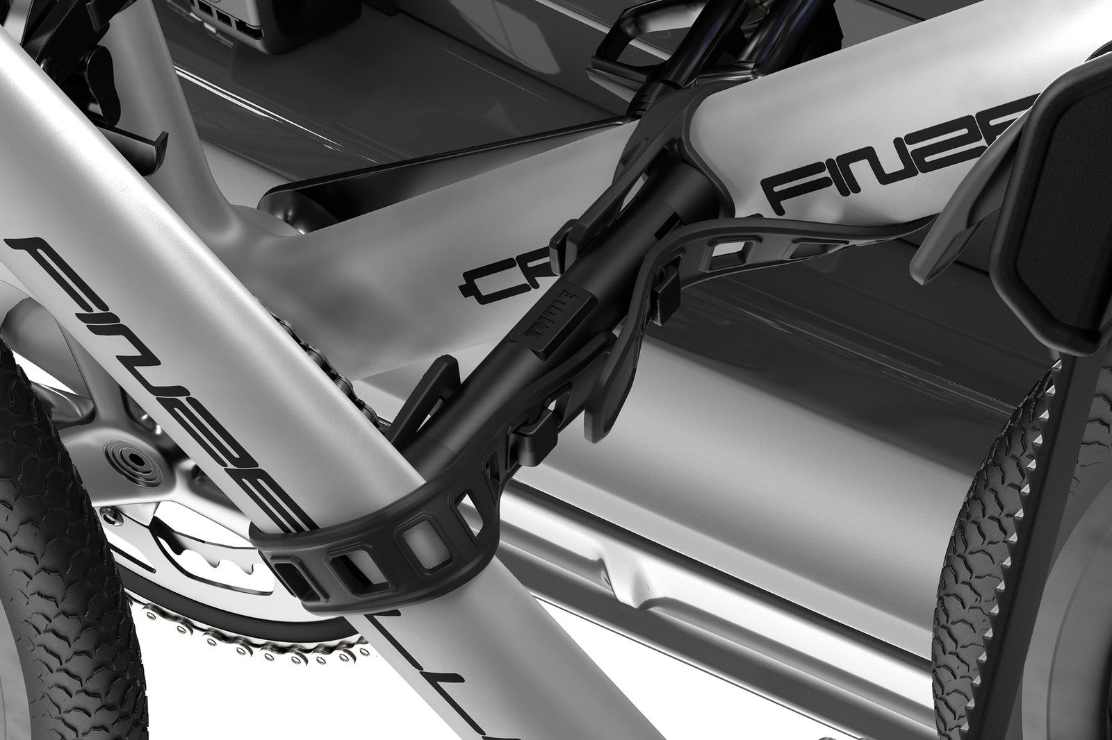 Thule OutWay Hanging 3 fietsendrager voor op de kofferbak zwart met aluminium
