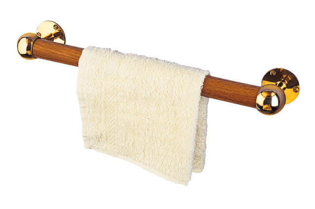 ARC Handdoekenrek 33 cm met messing beslag