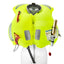 Besto Comfort fit pro 220N MH automatisch reddingsvest met harnas antraciet/geel