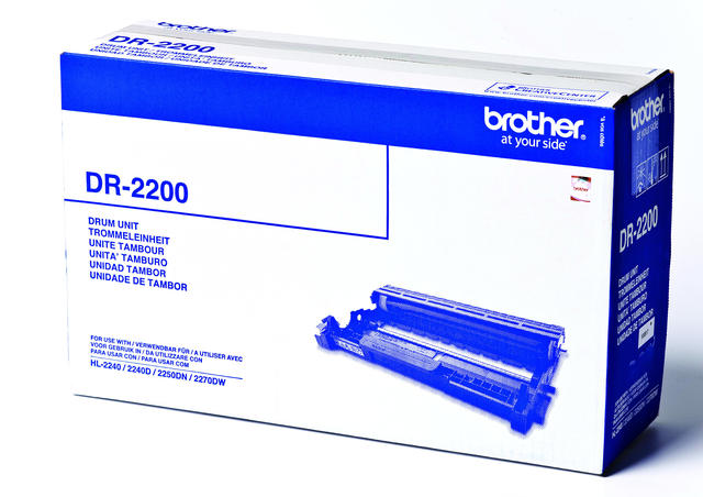 Brother DR-2200 drum voor HL2240 2250 2270 is voor 12.000 pagina's
