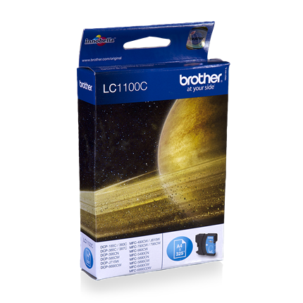 Brother LC-1100C voor DCP-6690CW, MFC-6490CW