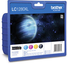 Brother LC-1280XLVALBP Inktcartridge alle kleuren XL