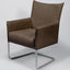 CSW SWING loungefauteuil RVS slede frame