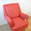CSW Skagen retro-stijl eigentijdse fauteuil rood