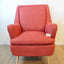 CSW Skagen retro-stijl eigentijdse fauteuil rood