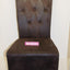 CSW Toto slanke hoge stoel gecapitonneerde leuning geeft landelijke stijl