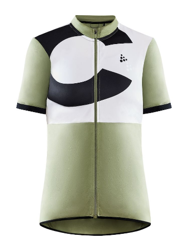 Craft Core Endurance Logo fietsshirt korte mouwen groen dames