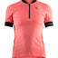 Craft Point Jersey fietsshirt korte mouwen roze dames