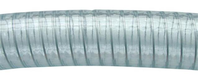 DGR ArmoFlex 25x33 mm PVC zuig/persslang met stalen spiraal, -/-15 tot +/+60 graden