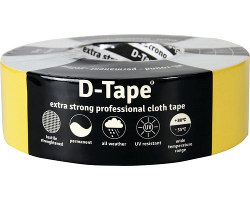 Deltafix D-Tape 50mm x 50m extra permanent, professioneel ducktape