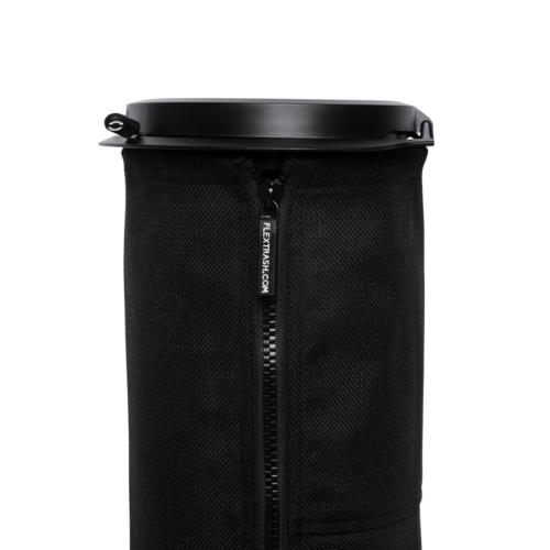 Flextrash Large 9 liter prullenbak zwart – Correct