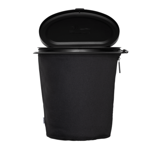 Flextrash Medium 5 liter prullenbak zwart