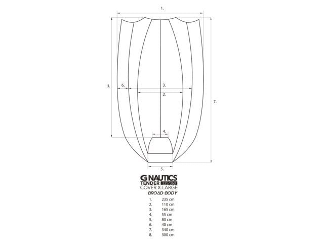 G-Nautics Boothoes L boothoes voor bootlengte 280-320 cm