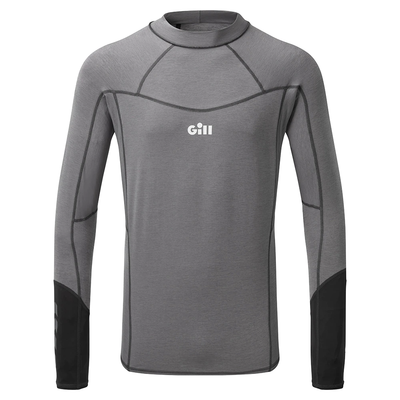 Gill Eco Pro Rash Vest UV+ shirt lange mouwen grijs heren
