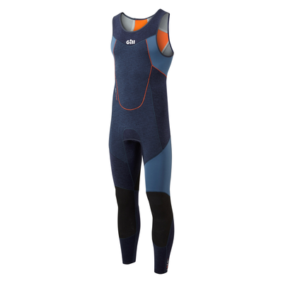 Gill Race FireCell Skiff Suit 3.5 mm long john wetsuit blauw kinder