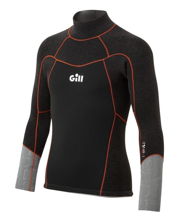 Gill Zentherm Top 2.5 mm wetsuit zwart junior