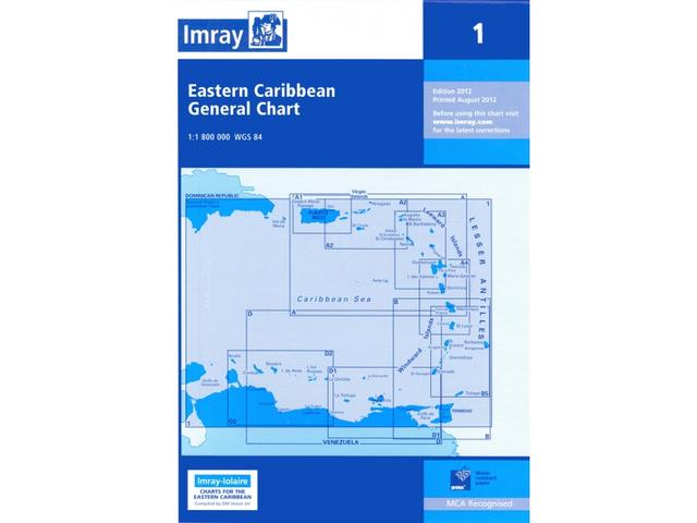 Imray 1 Eastern Caribbean General Chart