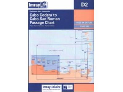 Imray D2 Cabo Codera to Cabo San Roman - Passage Chart