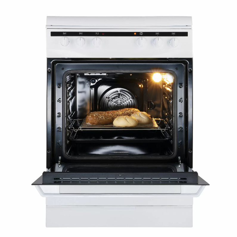 Inventum VFG6008WIT gasfornuis en elektra oven, 60 cm breed