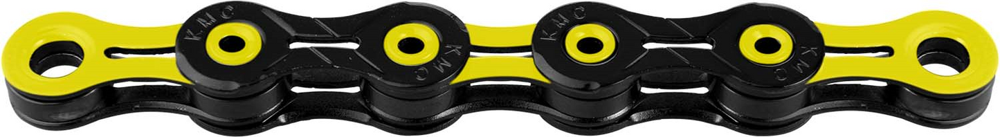 KMC DLC 11 zwart/geel 11 speed ketting