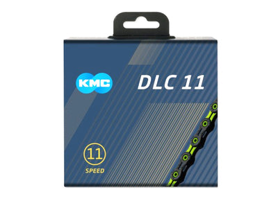 KMC DLC 11 zwart/groen 11 speed ketting