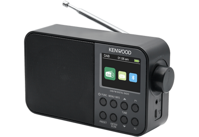 Kenwood CR-M30DAB-B Compact radio met FM, DAB+radio en Bluetooth, 2000 mAH accu