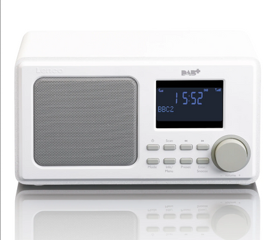 Lenco DAR-010WH radio met DAB+ tuner, FM tuner en timer functie