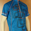 Loffler Bike Shirt Cross MTB fietsshirt korte mouwen blauw heren