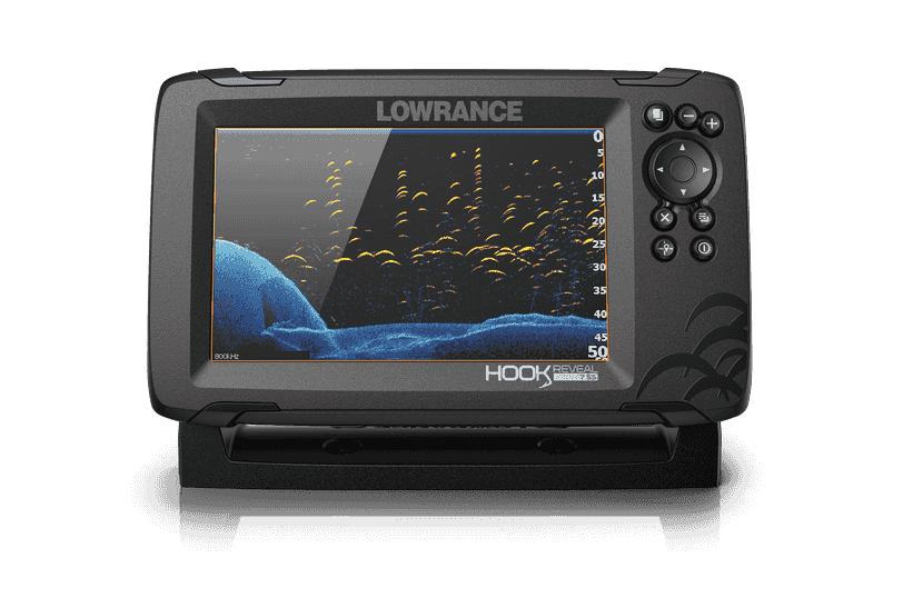 Lowrance HOOK Reveal 7 TripleShot fishfinder met transducer