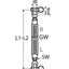 Marinetech Wantspanner M12 Open Gaffel-Gaffel BL: 2300kg