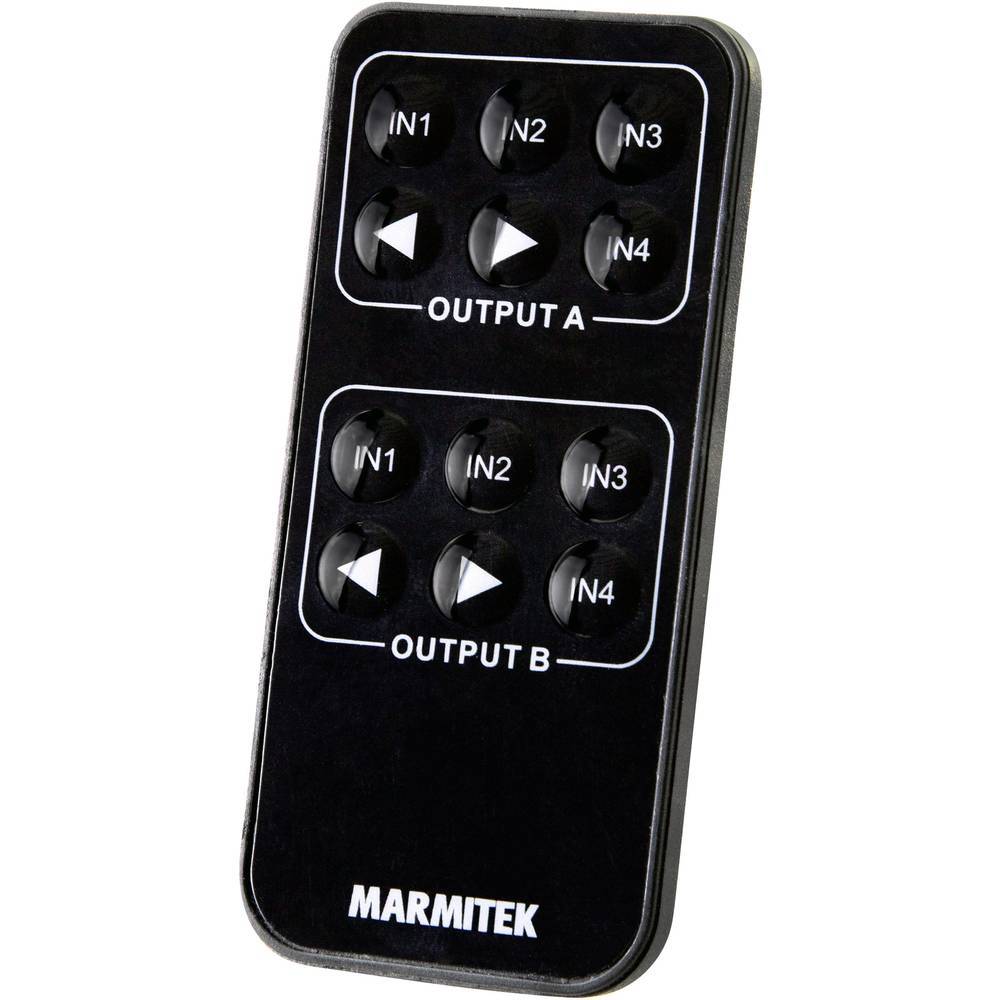 Marmitek Connect 542 UHD HDMI switch | matrix | 4 in / 2 uit | 4K60 (4:2:0) UHD | HDCP2.2