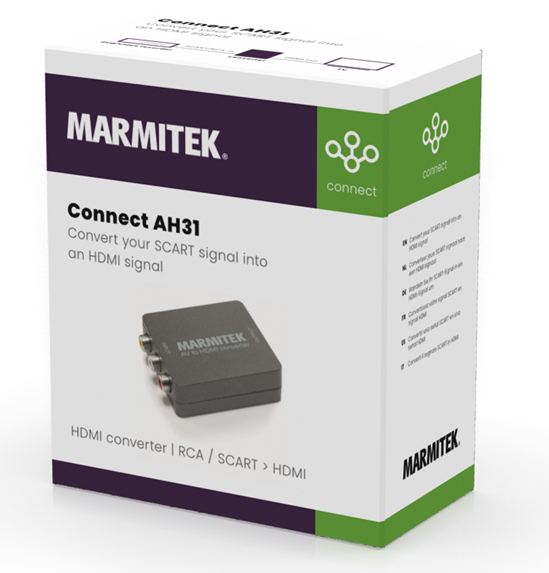 Marmitek Connect AH31 van RCA Scart naar HDMI
