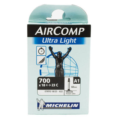 Michelin Aircomp A1 Ultra Light binnenband 60mm ventiellengte 700x23c