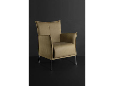 Mioni TRONA fauteuil van immitatie Buffelo, zithoogte 44 cm, winkelmodel