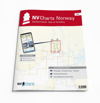 NV Atlas Noorwegen NO1 Oslofjord Nord - Oslo til Tønsberg