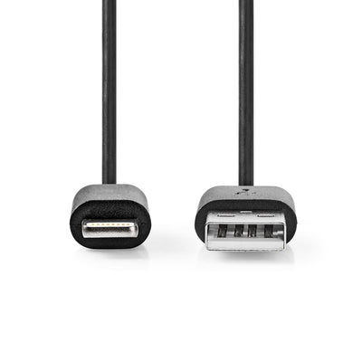 Nedis Lighting kabel Apple Lightning 8-Pins naar USB-A Male