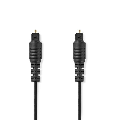 Nedis Optische audio kabel van TosLink male naar TosLink male, lengte 2 meter