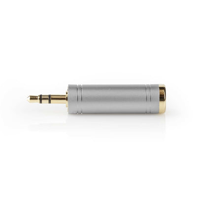 Nedis Stereo audio adapter verloopplug van 3,5 mm Male naar 6,35 mm Female